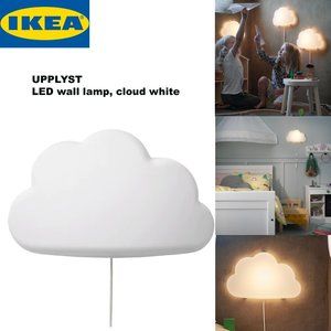 KEA UPPLYST Cloud White LED Wall Lamp Children Be Hallway Lightings NEW